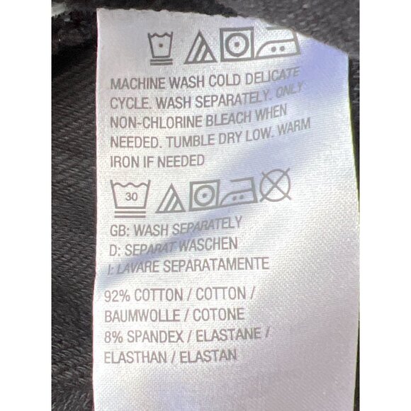 Belle by Kim Gravel Reg Flexibelle Seamed Baby Boot Cut Jean Black Women Plus 26 - Picture 4 of 7